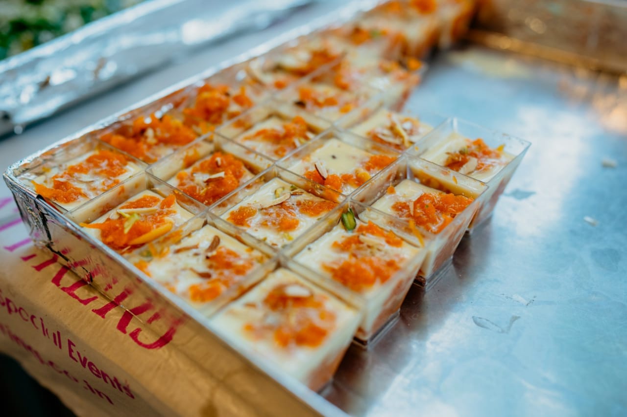 gajar halwa malai shots